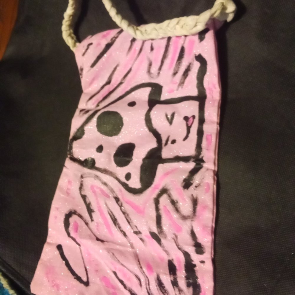 Small sparkle mushroom bag
